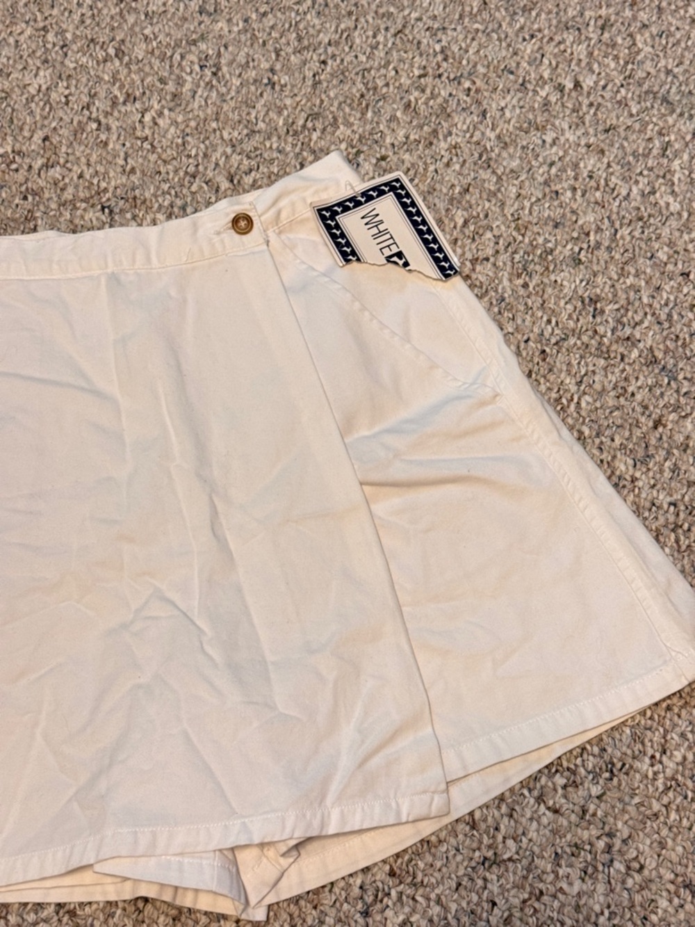 White Stag Cream Wrap-Front Skort 8 - Picture 4 of 8